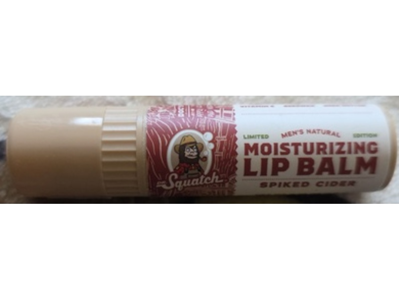 Dr. Squatch Moisturizing Lip Balm, Spiked Cider, 0.25 fl oz/7.0 g