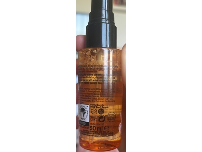 Superdrug Energising Facial Spritz, Vitamin C, 50 mL