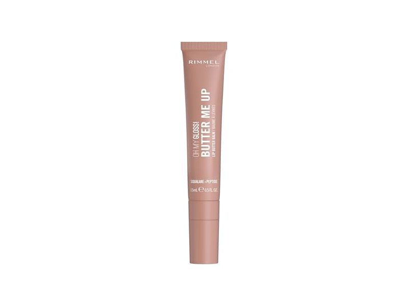 Rimmel London Oh My Gloss Butter Me Up Lip Butter Balm, Latte Delight, 0.5 fl oz/15 mL