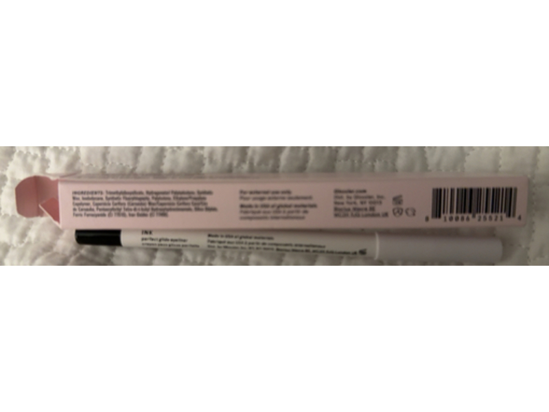 Glossier No.1 Pencil Perfect Glide Eyeliner, Ink, 0.04 oz/1.2 g
