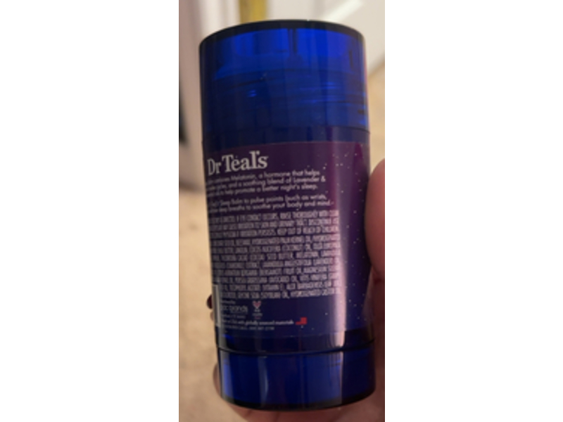 Dr Teal's Sleep Balm, Melatonin & Essential Oils, 2.65 oz/75 g