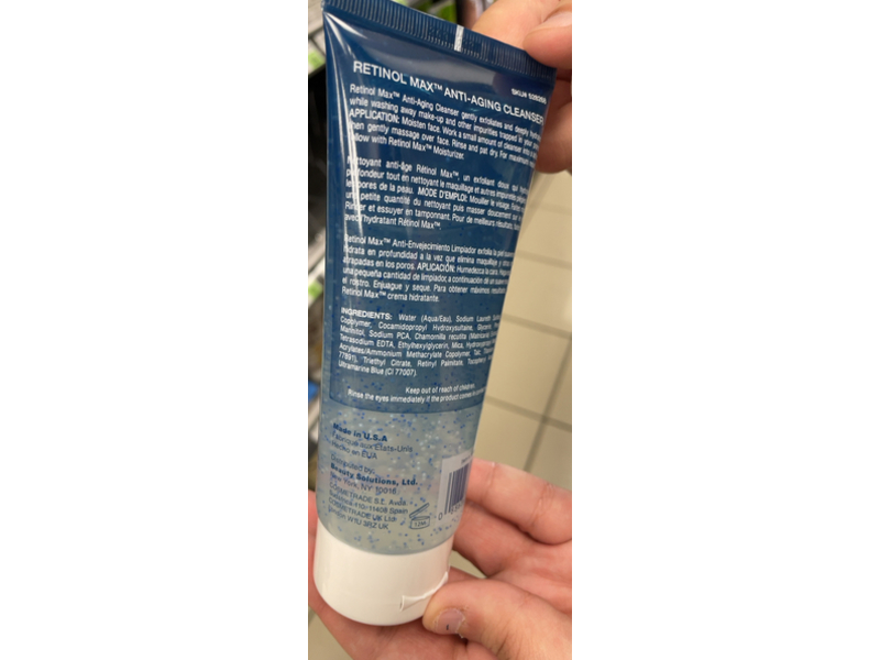 Retinol Max Triple Action Anti-Aging Cleanser, 5 fl oz/150 mL