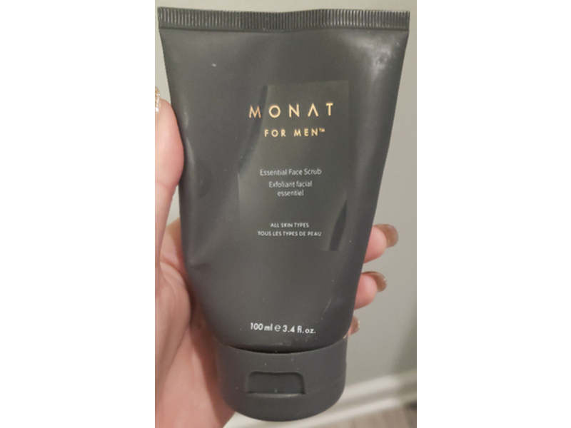 Monat For Men Essential Face Scrub, 3.4 fl oz/100 mL