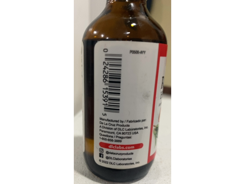 De La Cruz Rosemary Hair & Skin Oil, 2 fl oz/59 mL