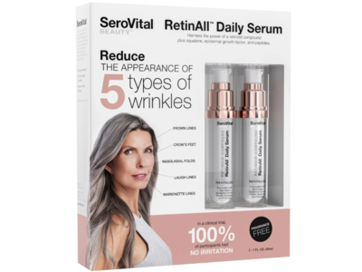 SeroVital Beauty RetinAll Daily Serum, 1 fl oz/30mL, 2 Count
