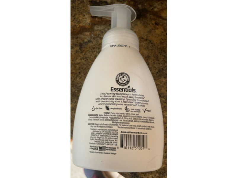 Arm & Hammer Foaming Hand Soap, Rain Fresh Water, 12.5 fl oz/370 mL