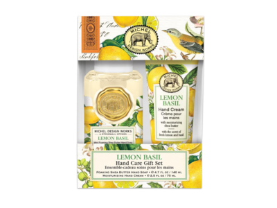 Michel Design Works Lemon Basil Hand Care Gift Set