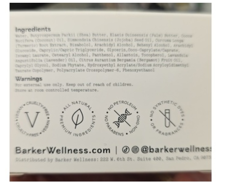 Barker Wellness Co Tattoo Butter, 4 oz/120 mL
