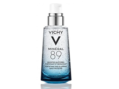 Vichy Laboratories Mineral 89 Hydrating & Plumping Daily Booster, Hyaluronic + Polyglutamic Acids, 50 mL