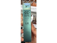 IT Cosmetics CC+ Natural Matte Foundation, SPF 40, Fair Beige, 1.08 fl oz/32 mL - Image 3