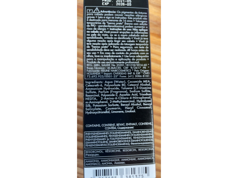 Keune Tinta Color + Silk Protein Uv Protection, 5.3 Light Golden Brown, 60 mL