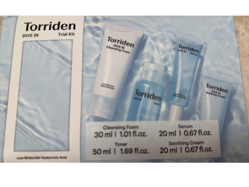 Torriden Dive-In Skin Care Trial Kit