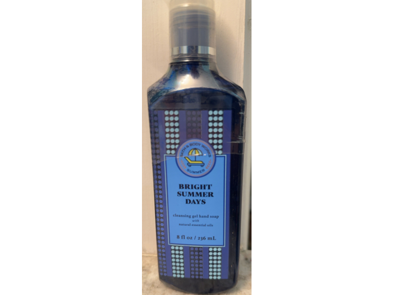 Bath & Body Works Cleansing Gel Hand Soap, Natural essential Oil, 8 fl oz/236 mL