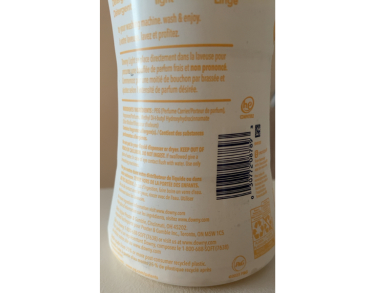 Downy Light In-Wash Scent Booster, Shea Blossom, 24.0 oz/680 g