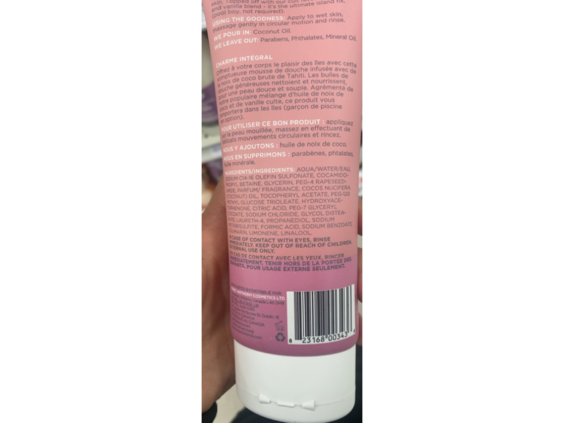 Cake Beauty Desserted Island Shower Wash, 6.76 fl oz/200 mL