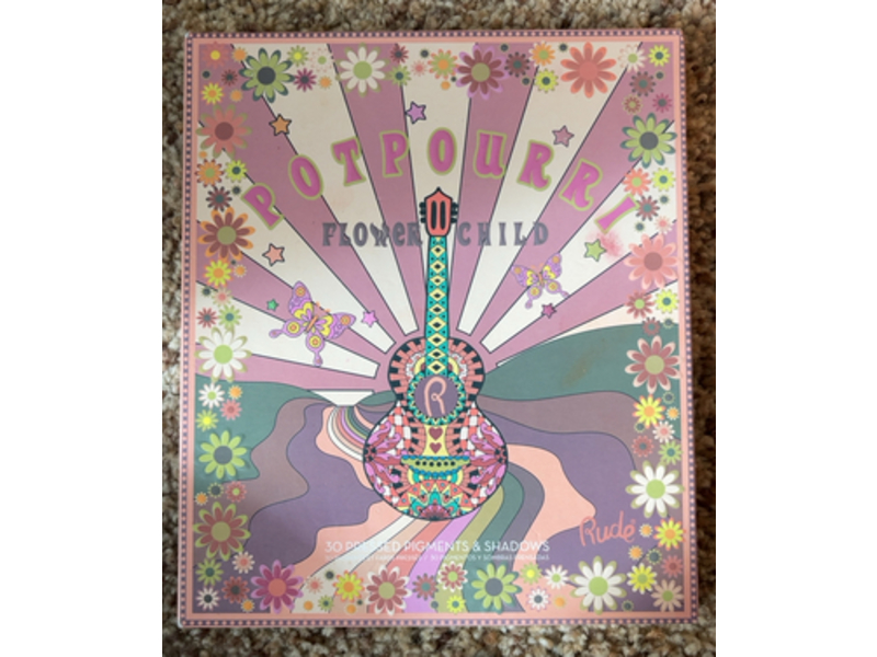 Rude Flower Child 30 Pressed Pigment and Shadows, Potpourri, 1.58 fl oz/30 g