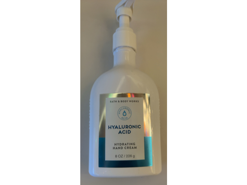Bath & Body Works Hydrating Hand Cream, Hyaluronic Acid, 8 oz/226 g