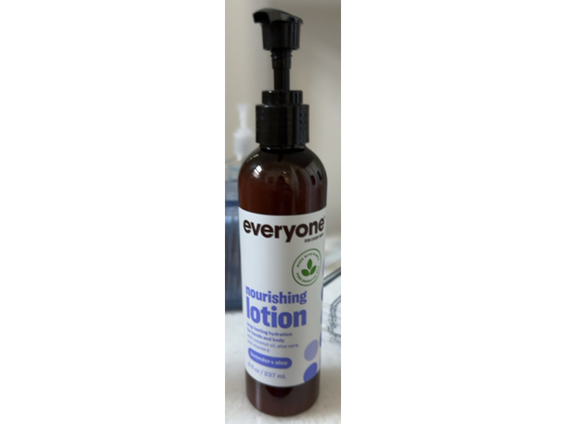 Everyone Nourishing Lotion, Lavender + Aloe, 8 fl oz/237 mL
