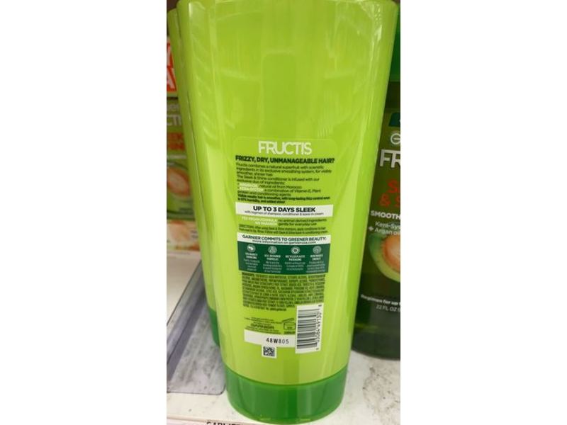 Garnier Fructis Sleek & Shine Smoothing Conditioner, 21 fl oz (621 mL)