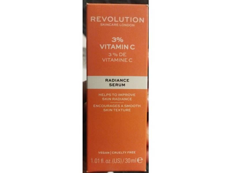 Revolution Radiance Serum, 3% Vitamin C, 1 fl oz/30 mL