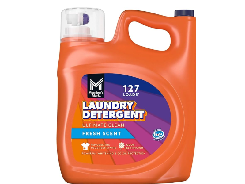 Member's Mark Ultimate Clean Laundry Detergent, Fresh Clean Scent, 127 Loads, 196 fl oz/5.79 L