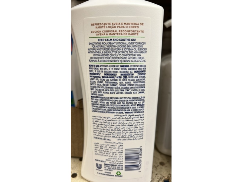 St. Ives Soothing Body Lotion, Oatmeal & Shea Butter, 13.5 fl oz/400 mL