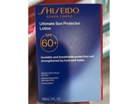 Shiseido Ultimate Sun Protector Sunscreen Lotion, SPF 60+, 5 fl oz/150 mL - thumbnail 4