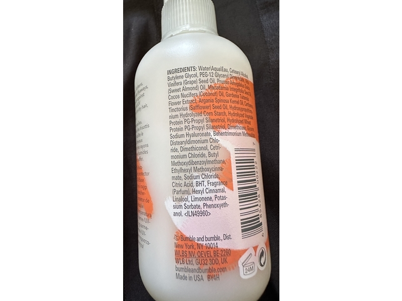 Bumble and bumble Hairdresser's Invisible Oil Heat/UV Protection Primer, 4.2 fl oz/125 mL