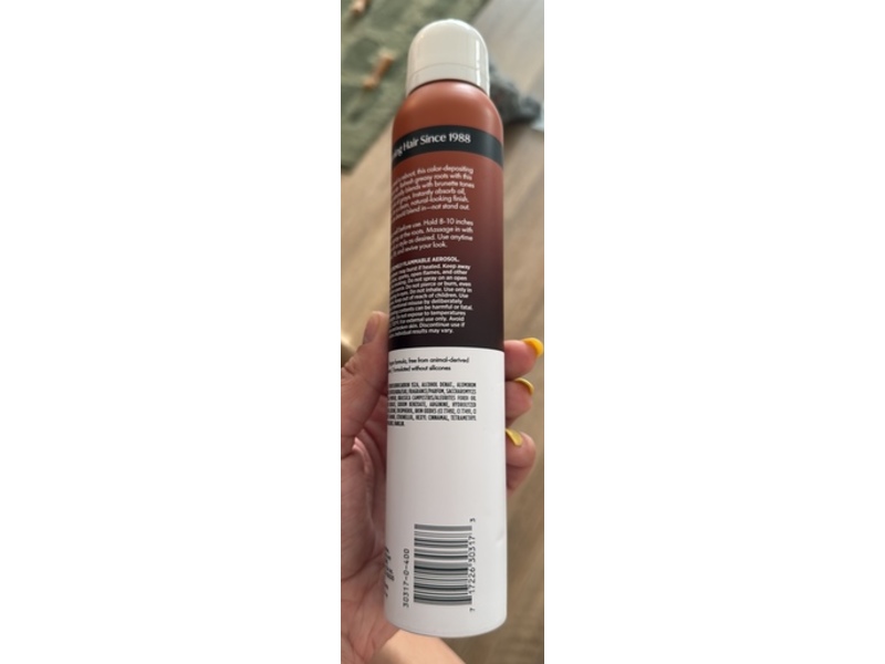 John Frieda Tinted Root Refresh Dry Shampoo, Brilliant Brunette, 5.1 oz/145 g