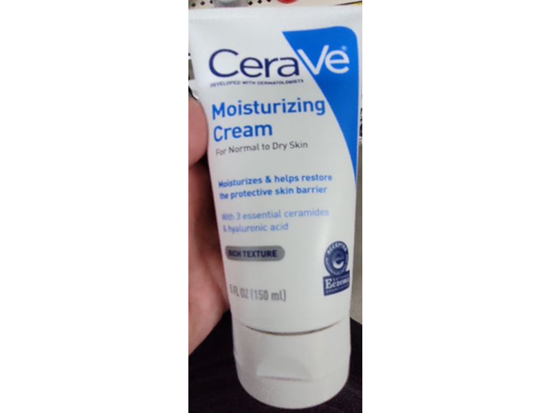 CeraVe Moisturizing Cream, Normal to Dry Skin,5 fl oz/150 mL