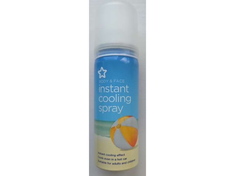 Superdrug Body & Face Instant Cooling Spray, 50 mL