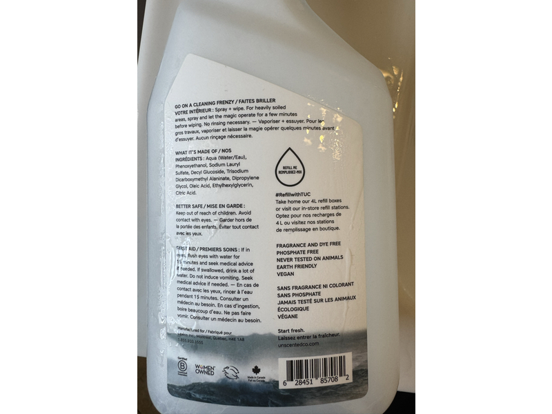 The Unscented Company All Purpose Cleaner, 27 fl oz/800 mL