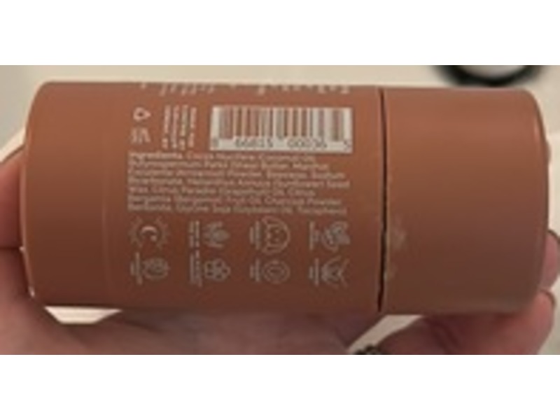 Cleo + Coco Charcoal Deodorant, Grapefruit Bergamot, 2.5 oz/71 g