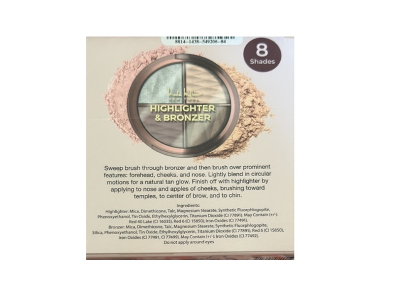 Nicole Miller Blush, Highlighter & Bronzer Complexion Powder Duo, 10 g