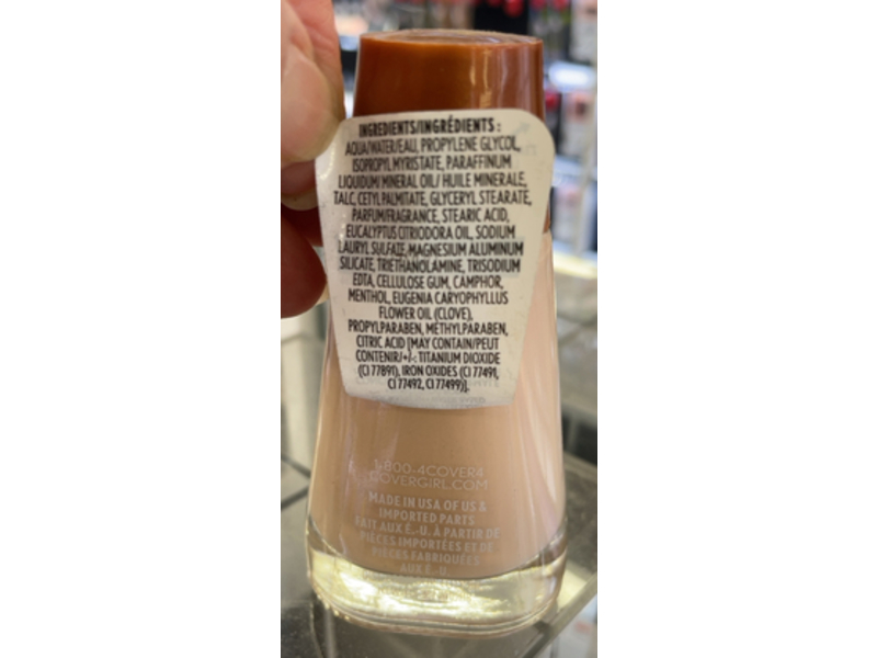 Covergirl Clean Liquid Foundation, 105 Ivory, 1 fl oz/30mL