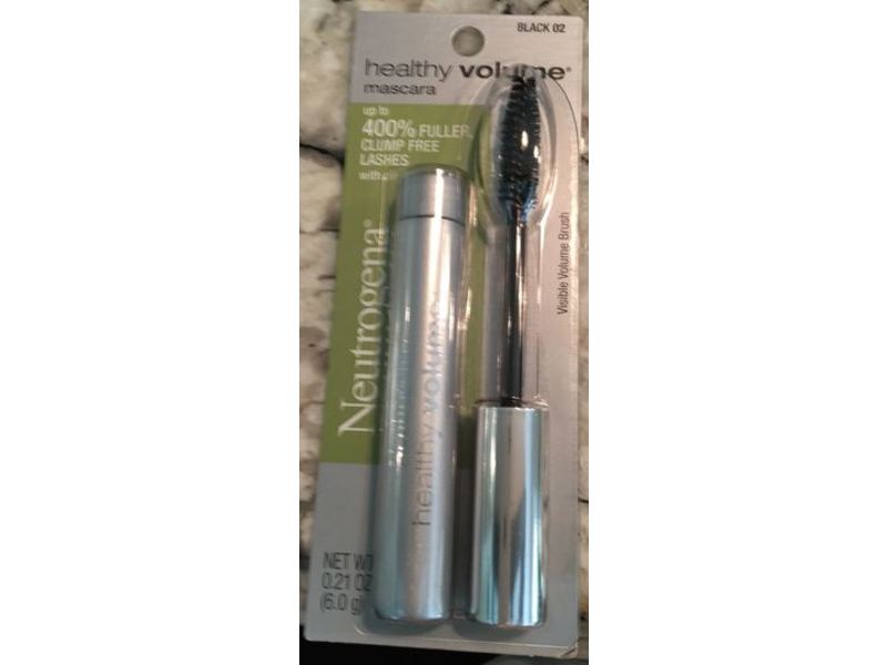 Neutrogena Healthy Volume Mascara, Black 02, 0.21 oz/6 g