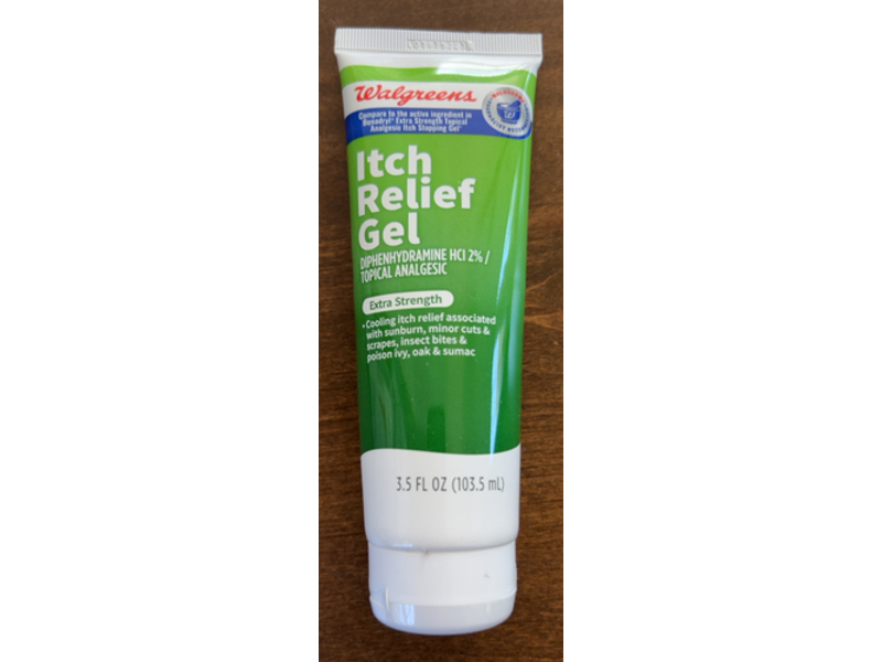 Walgreens Itch Relief Gel, Extra Strength, 3.5 fl oz/103.5 mL