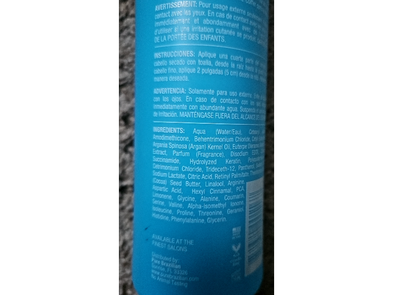 Pure Brazilian Daily Anti-frizz Serum, 13.5 fl oz/400 mL