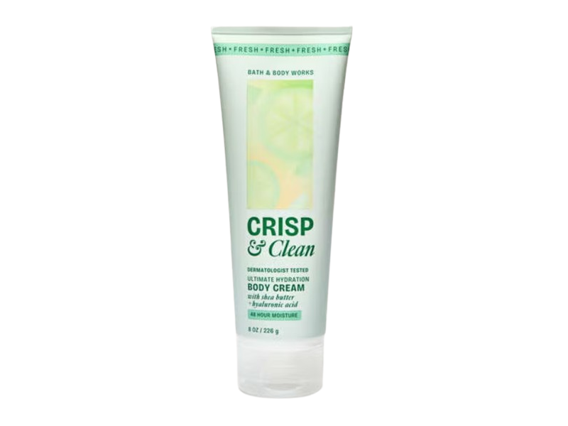 Bath & Body Works Ultimate Hydration Body Cream, Crisp & Clean, 8 oz/226 g