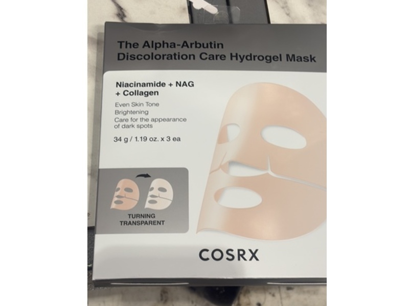 Cosrx The Alpha Arbutin Discoloration Care Hydrogel Mask, 1.19 oz/34 g