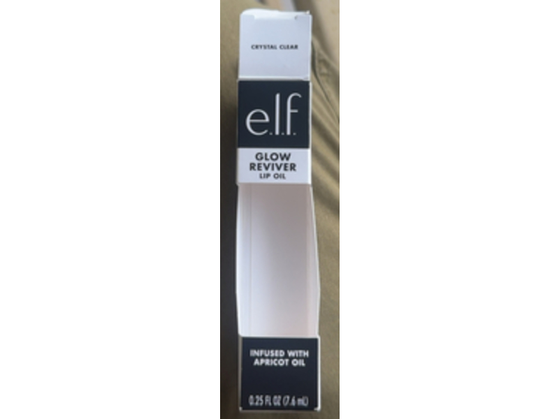 E.L.F. Glow Reviver Lip Oil, Crystal Clear, 0.25 fl oz/7.6 mL