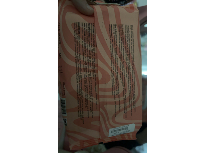 Cala Hyaluronic Acid Makeup Remover Cleansing Tissues, 60 Sheets