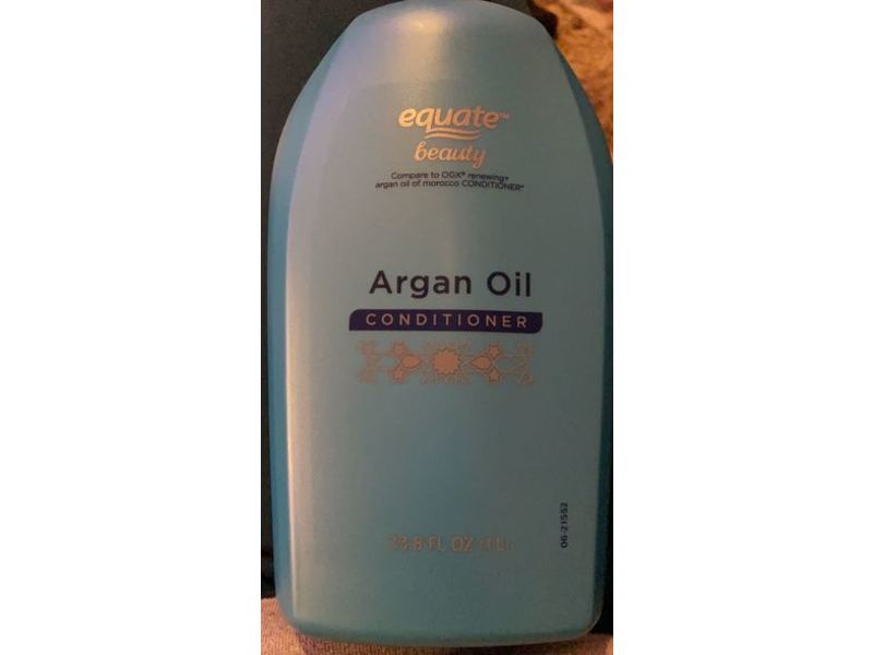 Equate Beauty Argan Oil Conditioner, 33.8 fl oz/1 L