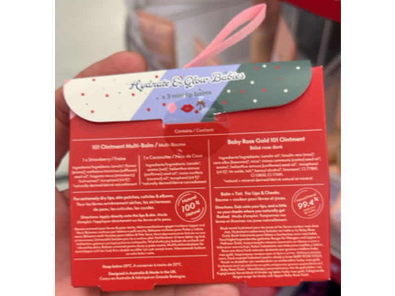 Lanolips Hydrate & Glow Babies Set, 0.105 oz/5 g, 3 Count