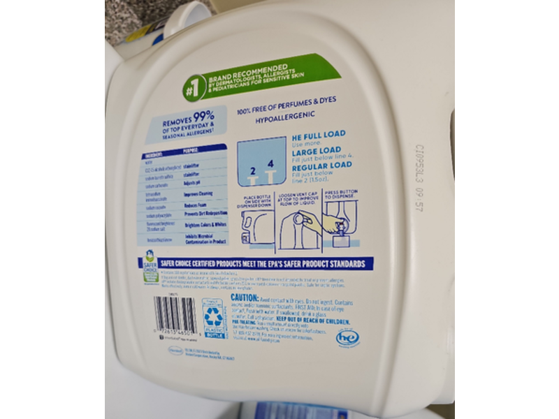 All Free Clear Detergent, The Original, 166 Loads, 250 fl oz/7.39 L