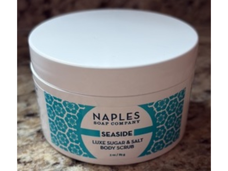 Naples Luxe Sugar & Salt Body Scrub, Seaside, 3 oz/85 g