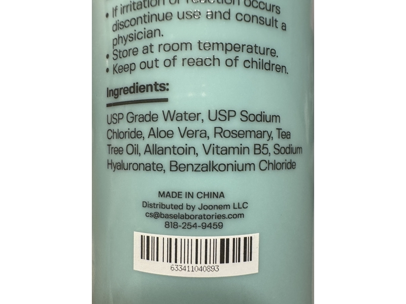Base Laboratories Piercing After Care Spray, 4 fl oz/120 mL