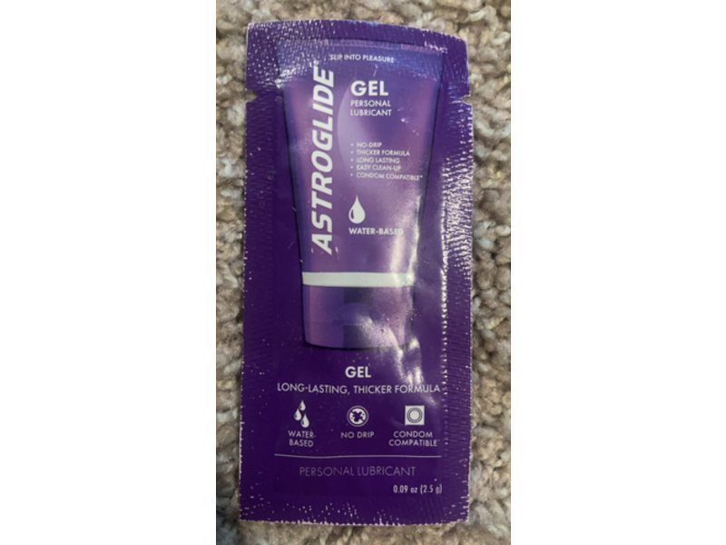 Astroglide Personal Lubricant Gel, 0.09 oz/2.5 g