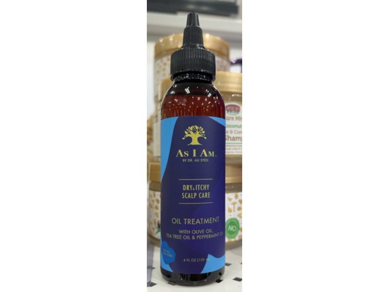 As I Am Dry & Itchy Scalp Care Oil, 4 fl oz/120 mL