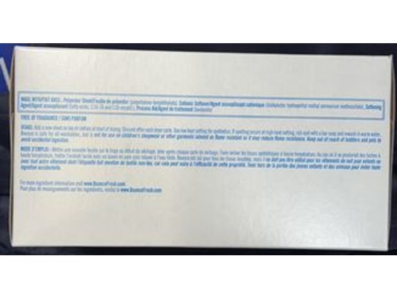 Bounce Dryer Sheets, Free & Gentle, 180 Sheets